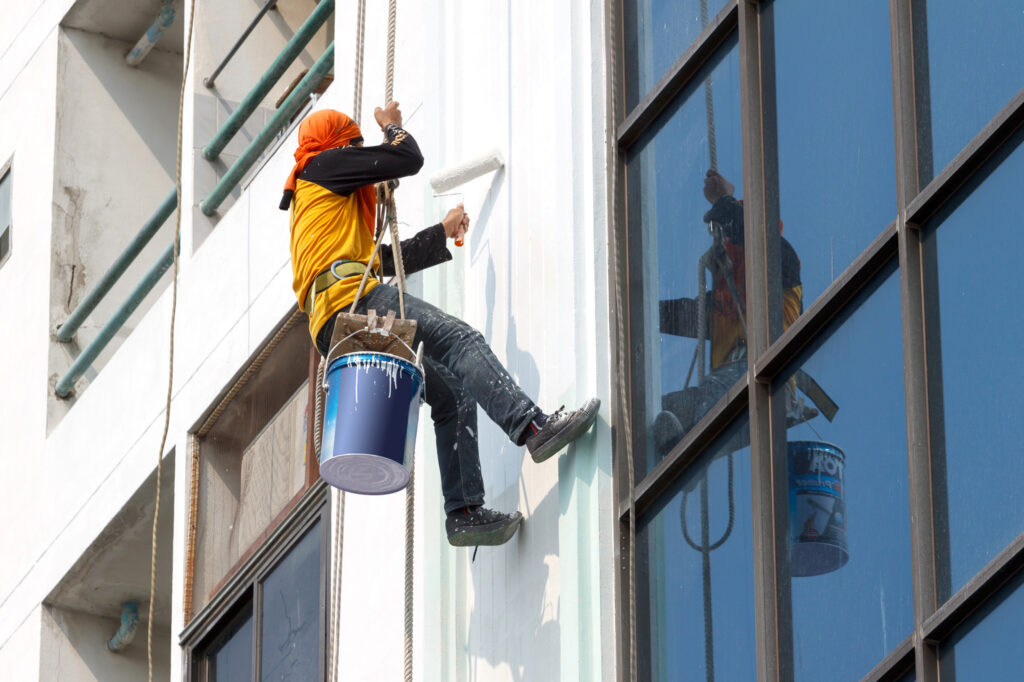 Exterior villa painting services 